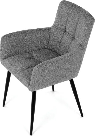 Jedálenská stolička sivá DCH-P3146 SIL2