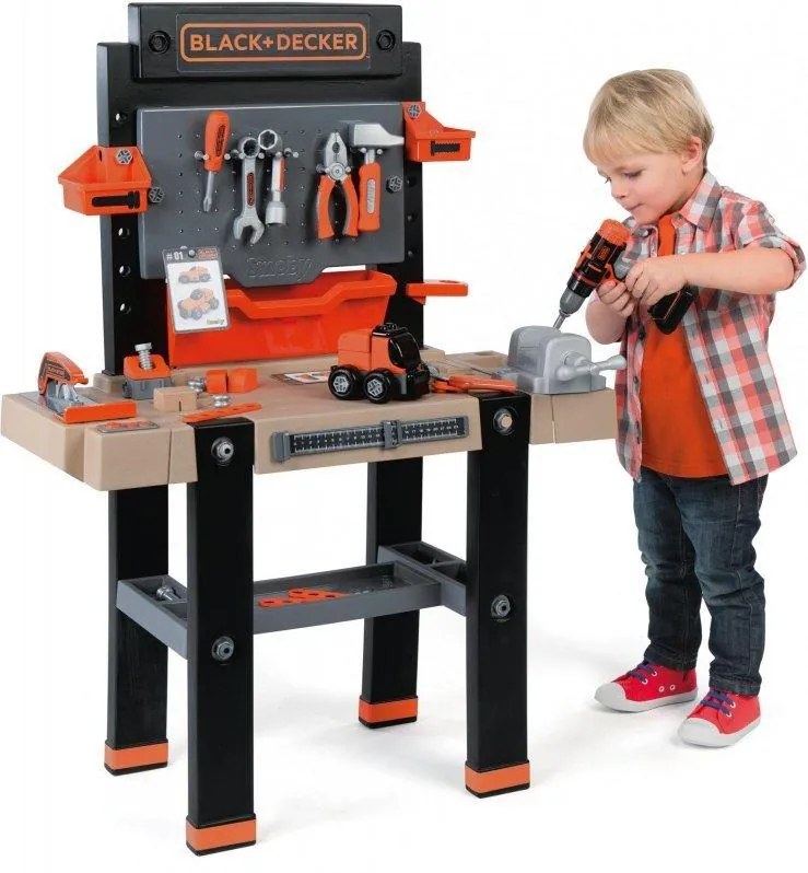 Smoby 360702 Black&Decker elektronický pracovný stôl Ultimate so zvukom SM 360702