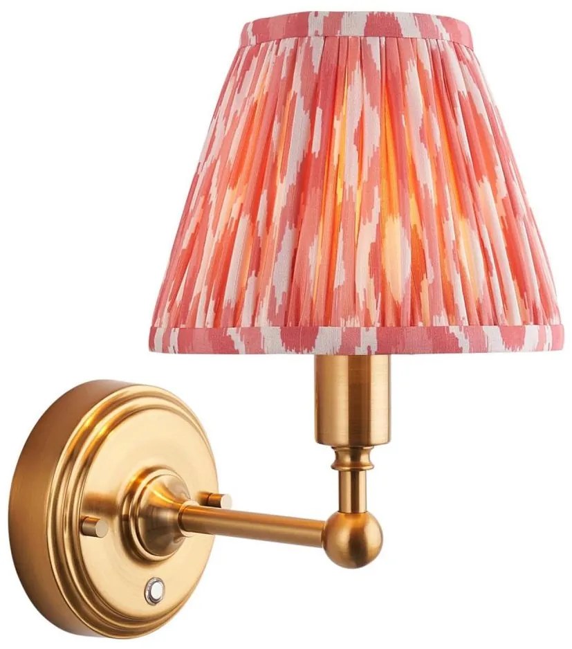 Endon 114817 - LED Stm. nabíjacia nástenná lampa BURLEY LED/1,5W/5V mosadz/ružová