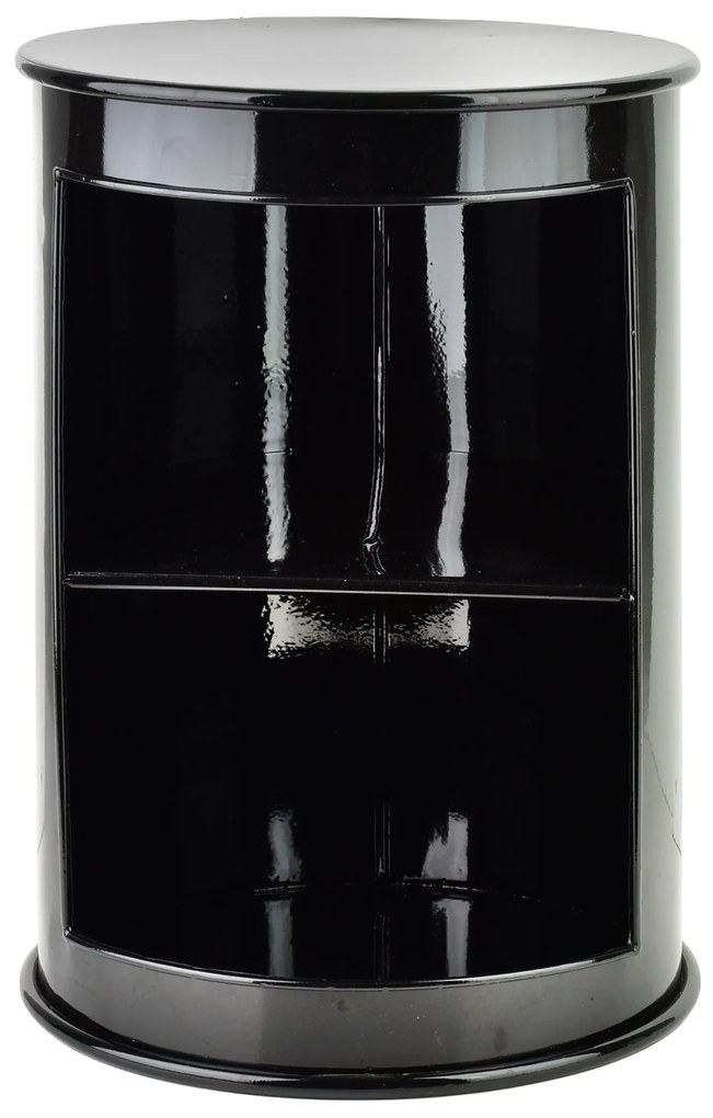 Kovový odkládací stolek ROGER černý