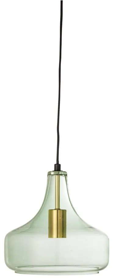 Zelené závesné svietidlo so skleneným tienidlom ø 25,5 cm Yuser – Bloomingville