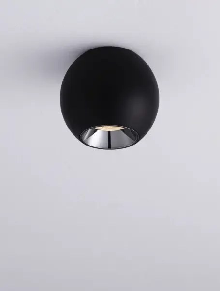 Minimalické bodové svietidlo Nano Čierna