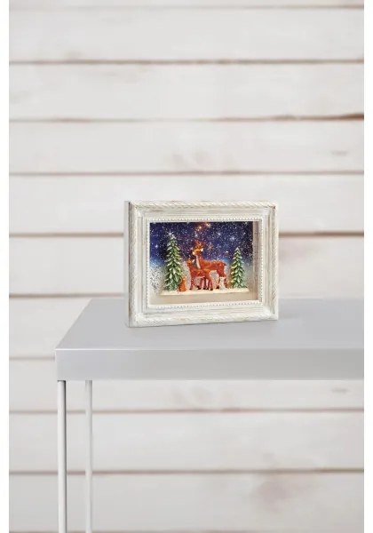 Markslöjd 705554 - LED Vianočná dekorácia REINHARD LED/0,06W/4xAA/teplá biela biela