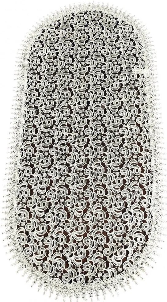 Univerzálny biely krajkový obrus Šírka: 50 cm | Dĺžka: 100 cm