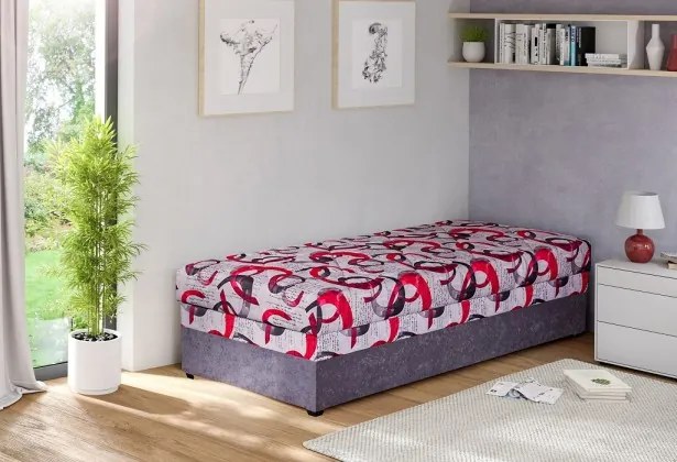 Váľanda Evelína 90x200, vrátane matraca, poloh. roštu a úp