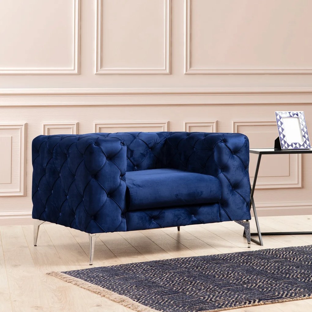 Kreslo Como Navy Blue