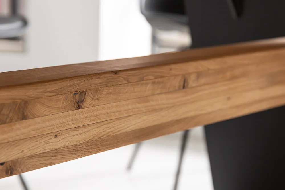Jedálenský stôl Grand Oak 240cm dub divoký 36mm prírodný