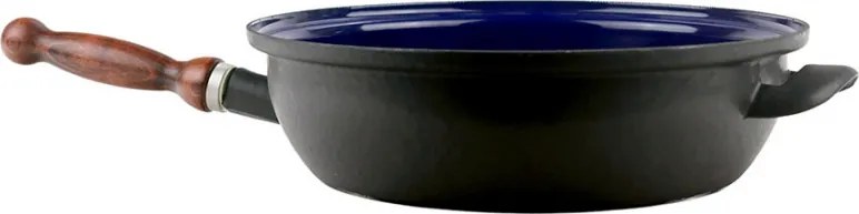 Smaltovaná panvica 28cm s odnímateľnou rúčkou