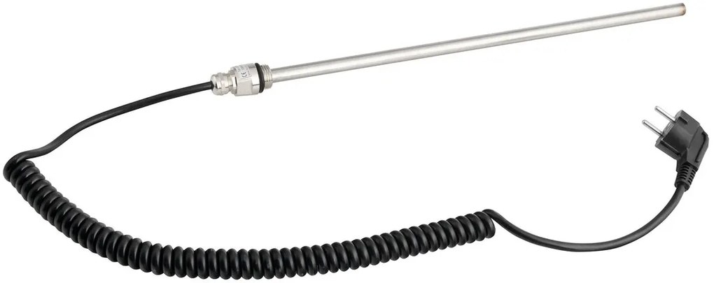 Aqualine Aqualine, Elektrická vykurovacia tyč bez termostatu, krútený kábel/čierna, 800 W, LT90800B