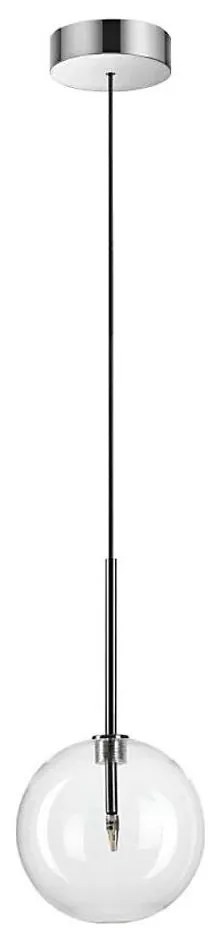 Ideal Lux - LED Luster na lanku EQUINOXE 1xG4/2W/230V pr. 15 cm chróm/číra