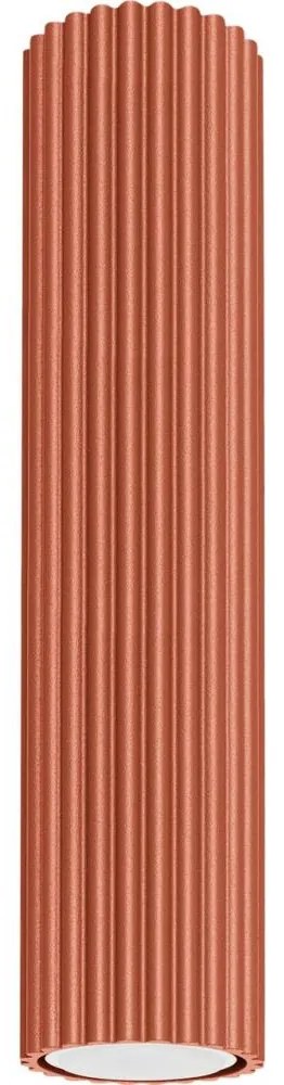 Sollux SL.1627 - Bodové svietidlo KARBON 1xGU10/10W/230V 30 cm červená