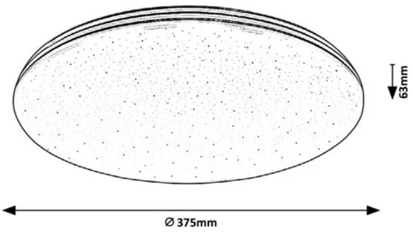 Rabalux - LED kúpeľňové stropné svietidlo LED/30W/230V IP44