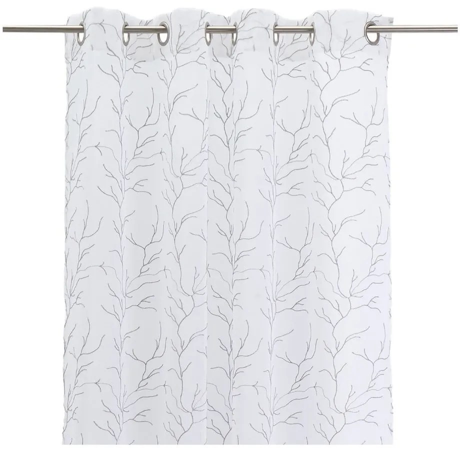 Bielo-sivá záclona 140x260 cm Coral – Casa Selección