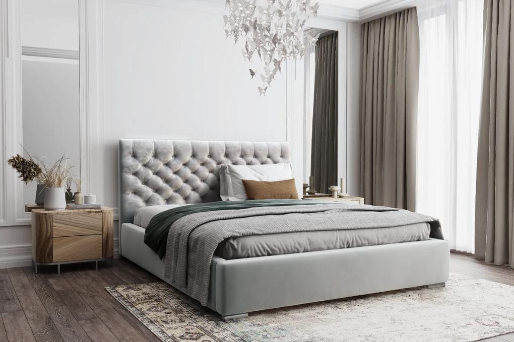 PROXIMA.store - Luxusná čalúnená posteľ VITORIA II ROZMER: Pre matrac 180 x 200 cm