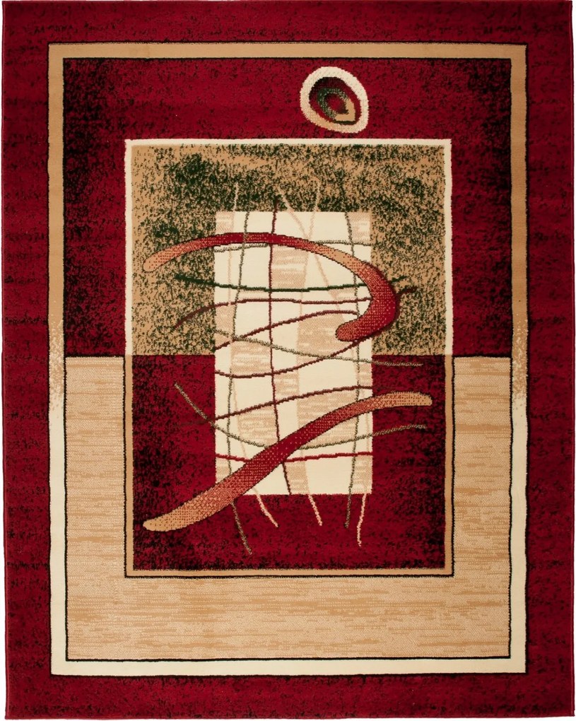 TA Koberec 5118B ČERVENÝ ATLAS PP Rozmer: 250x350 cm