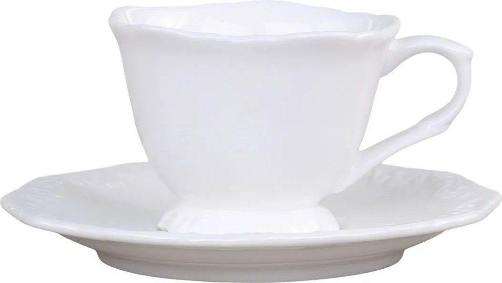 Porcelánová šálka s tanierikom espresso Provence lace - 7cm / 100 ml