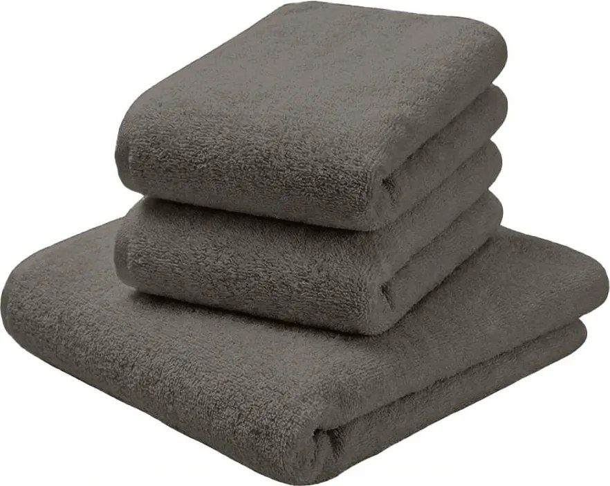 Osuška NORIELLE 70x140 cm tmavosivá, 100% bavlna