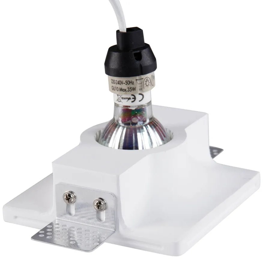 Inteligentné zapustené bodové svietidlo biele 12 cm okrúhle vrátane Wifi GU10 50 mm - Gypsy