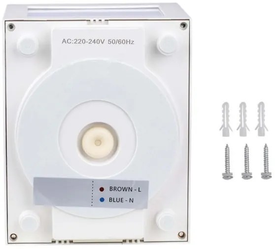 LED Vonkajšie nástenné svietidlo LED/12W/230V 3000K IP65 biela