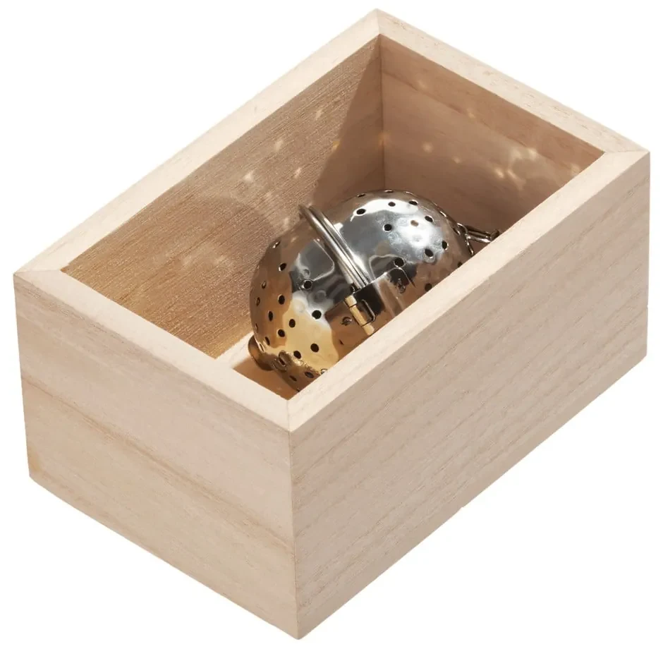 Kuchynský organizér z dreva paulownia iDesign, 12,7 x 8,4 cm