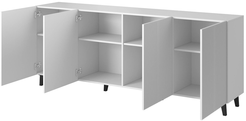 Cama Biela komoda Pafos 4D