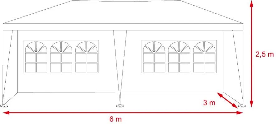 Záhradný párty stan DALLAS