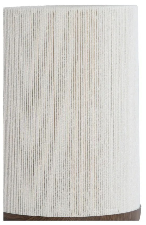 Tmavohnedá stolová lampa s textilným tienidlom (výška 50 cm) Dania – Light & Living