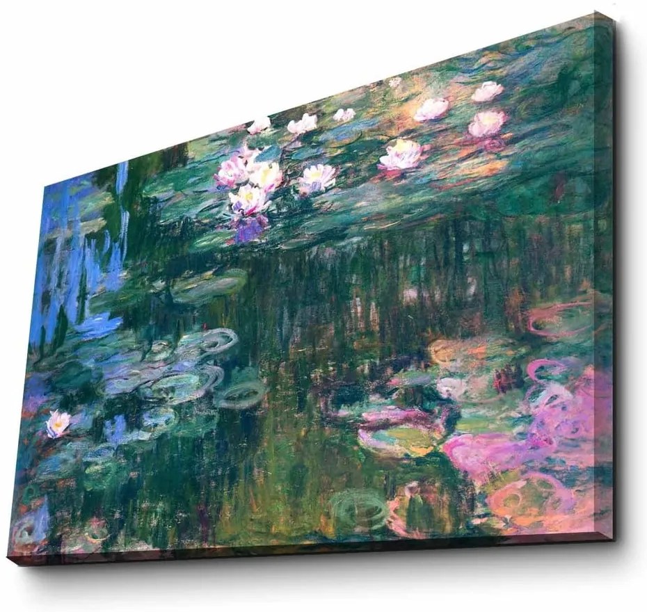 Nástenná reprodukcia na plátne Claude Monet, 45 × 70 cm