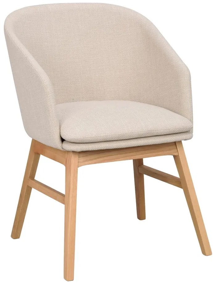 Béžové čalúnené jedálenské kreslá v súprave 2 ks Windham – Rowico