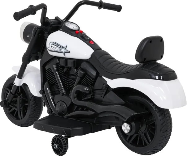 Elektrická motorka STAR biela