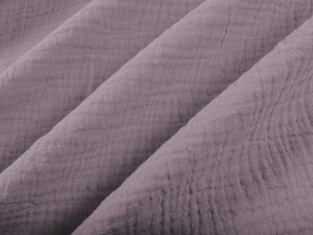 Biante Mušelínová obliečka na vankúš MSN-013 Pastelovo fialová 50 x 70 cm