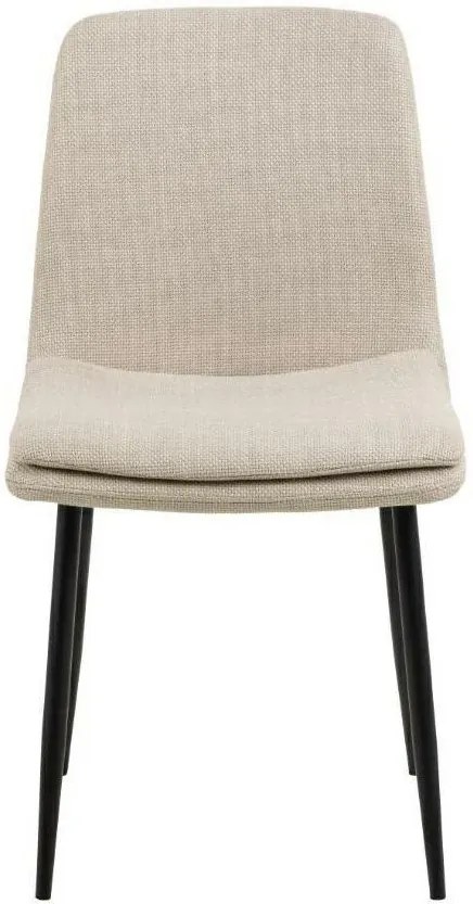 Jídelní židle Becca béžová/černá