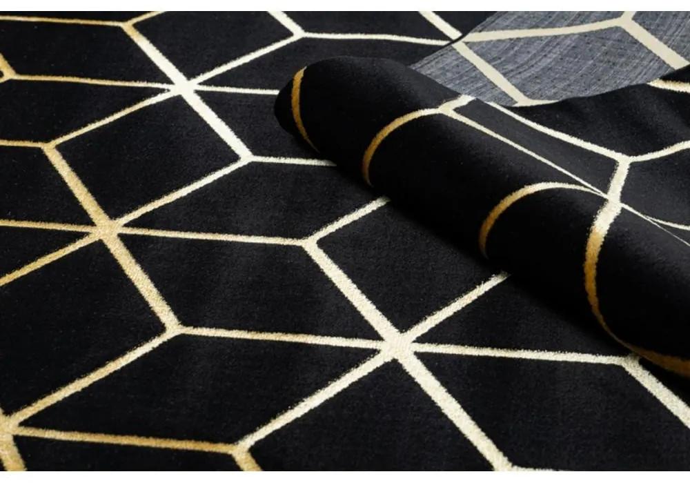 Kusový koberec Jón čierny 70x200cm