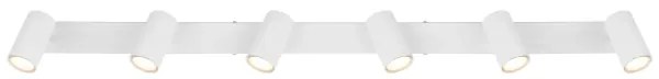 Globo 57911-6DW - Bodové svietidlo ROBBY 6xGU10/35W/230V biela