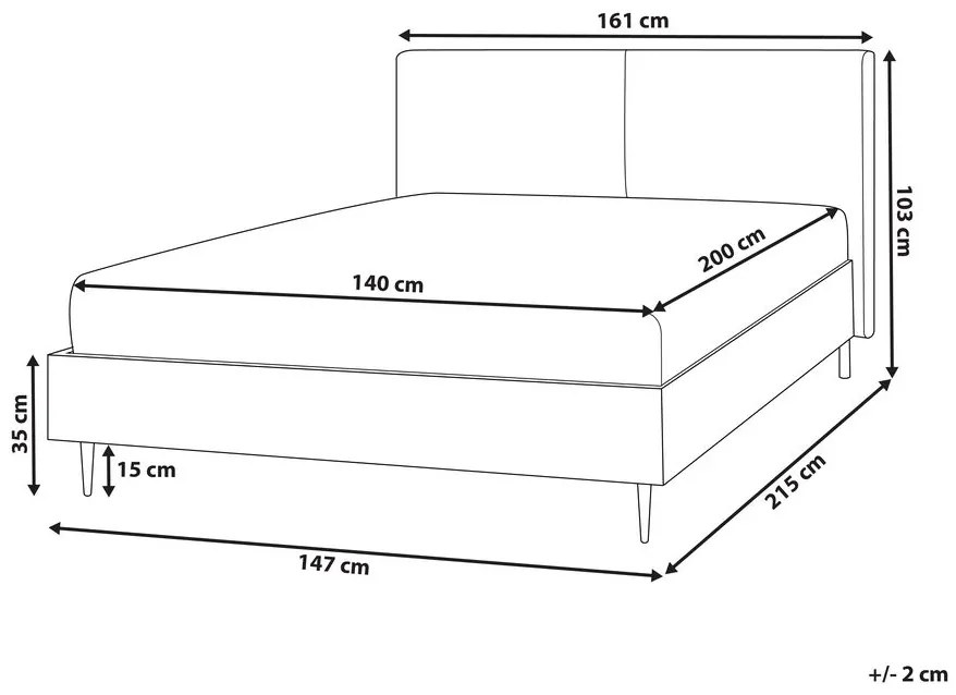 Manželská posteľ 160 cm Limza (hnedá). Vlastná spoľahlivá doprava až k Vám domov. 1080944