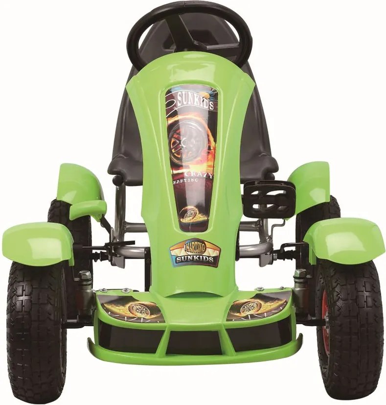 LEAN CARS Šlapacia motokára F618, zelená