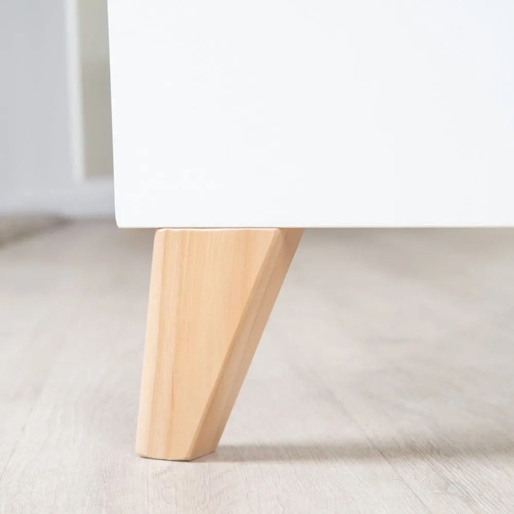 Biela postieľka 60x120 cm Léon – Roba