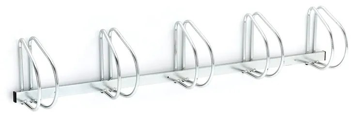 Nástenný stojan na bicykle BERNARD, pre 5 bicyklov, 320x1930x280 mm