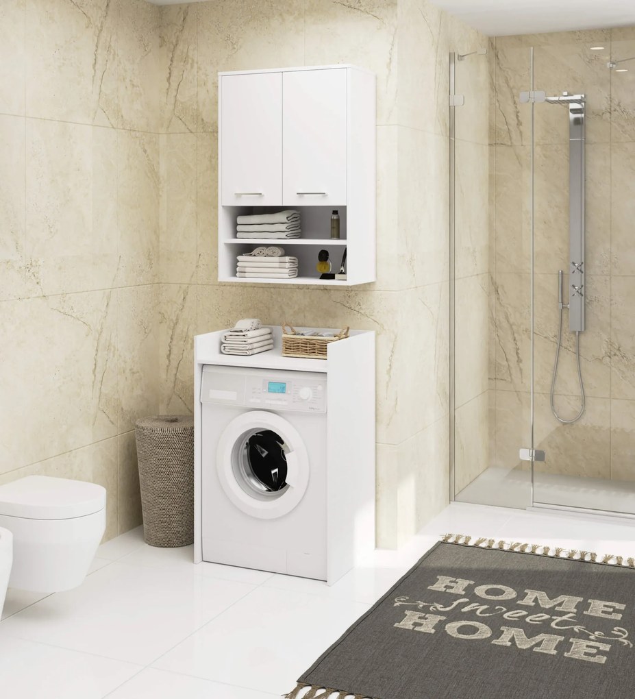 Závesná kúpeľňová skrinka Fin W64 2D 64 cm - výber z 6 prevedení