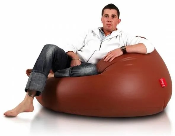 Sedací vak veľká guľa hnedá EMI