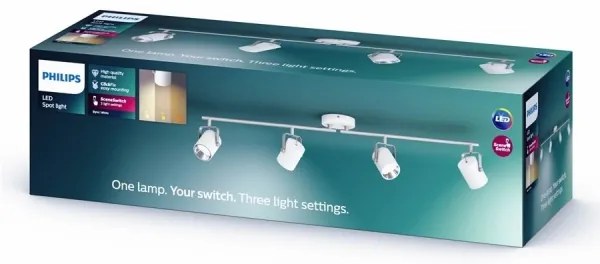 Philips 50664/31/P0 - LED Bodové svietidlo BYRE 4xLED/4,3W/230V 2200/2500/2700K