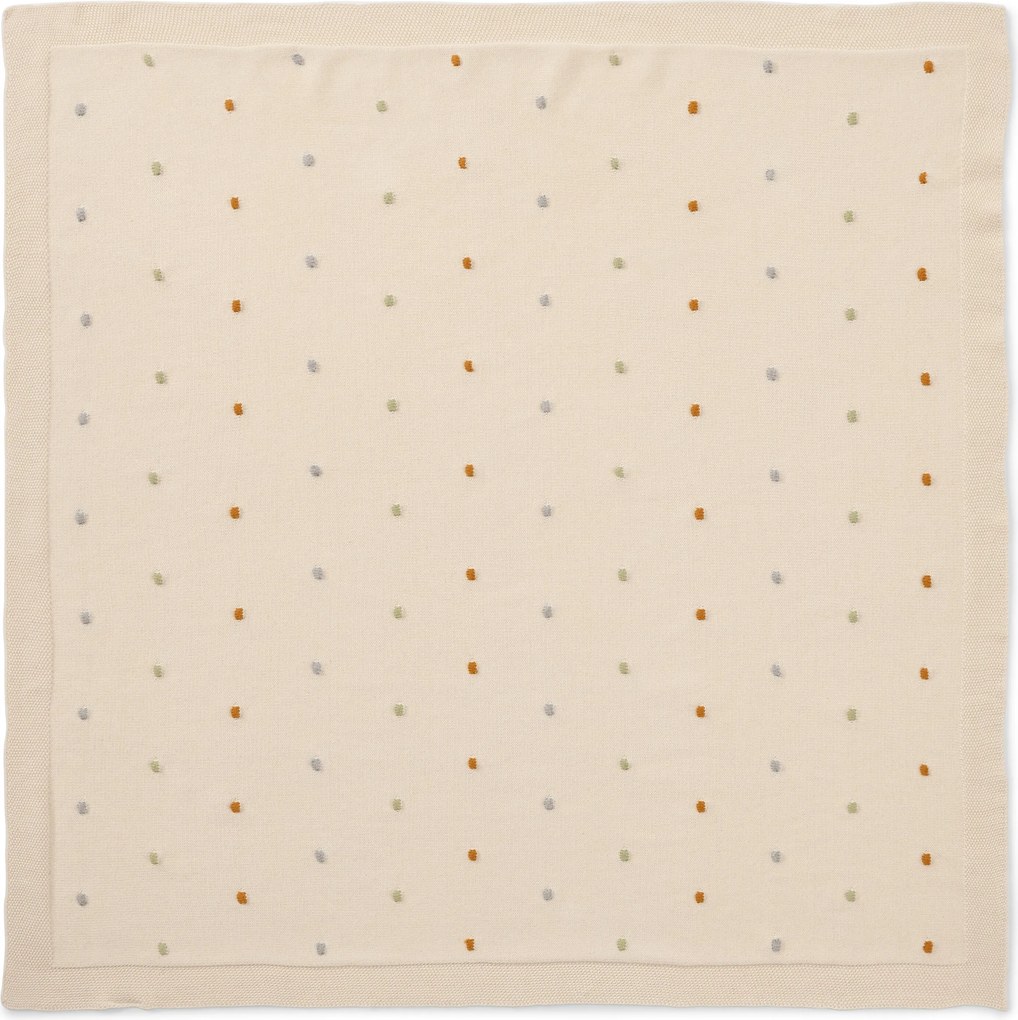 Detská mäkká pletená deka, 90 x 90 cm