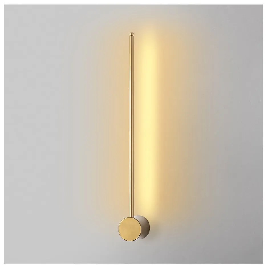 LED nástenné svietidlo v zlatej farbe ø 7 cm Sword – Opviq lights