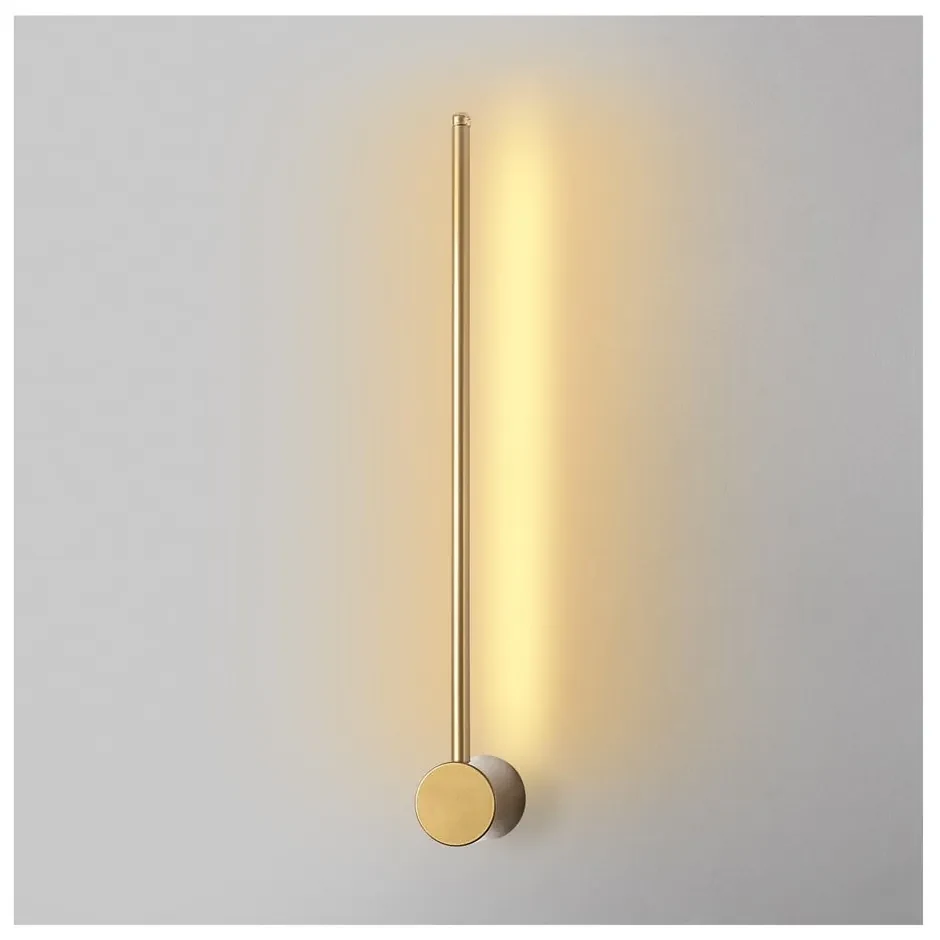 LED nástenné svietidlo v zlatej farbe ø 7 cm Sword – Opviq lights