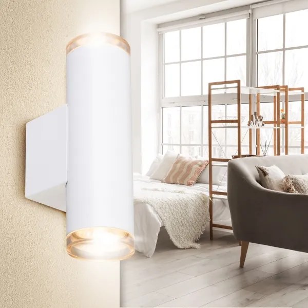 Brilagi - Kúpeľňové bodové svietidlo SELE AQUA 2xGU10/30W/230V IP44 biela