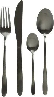 Súprava príborov (16 dielov) Eleganz, čierna%