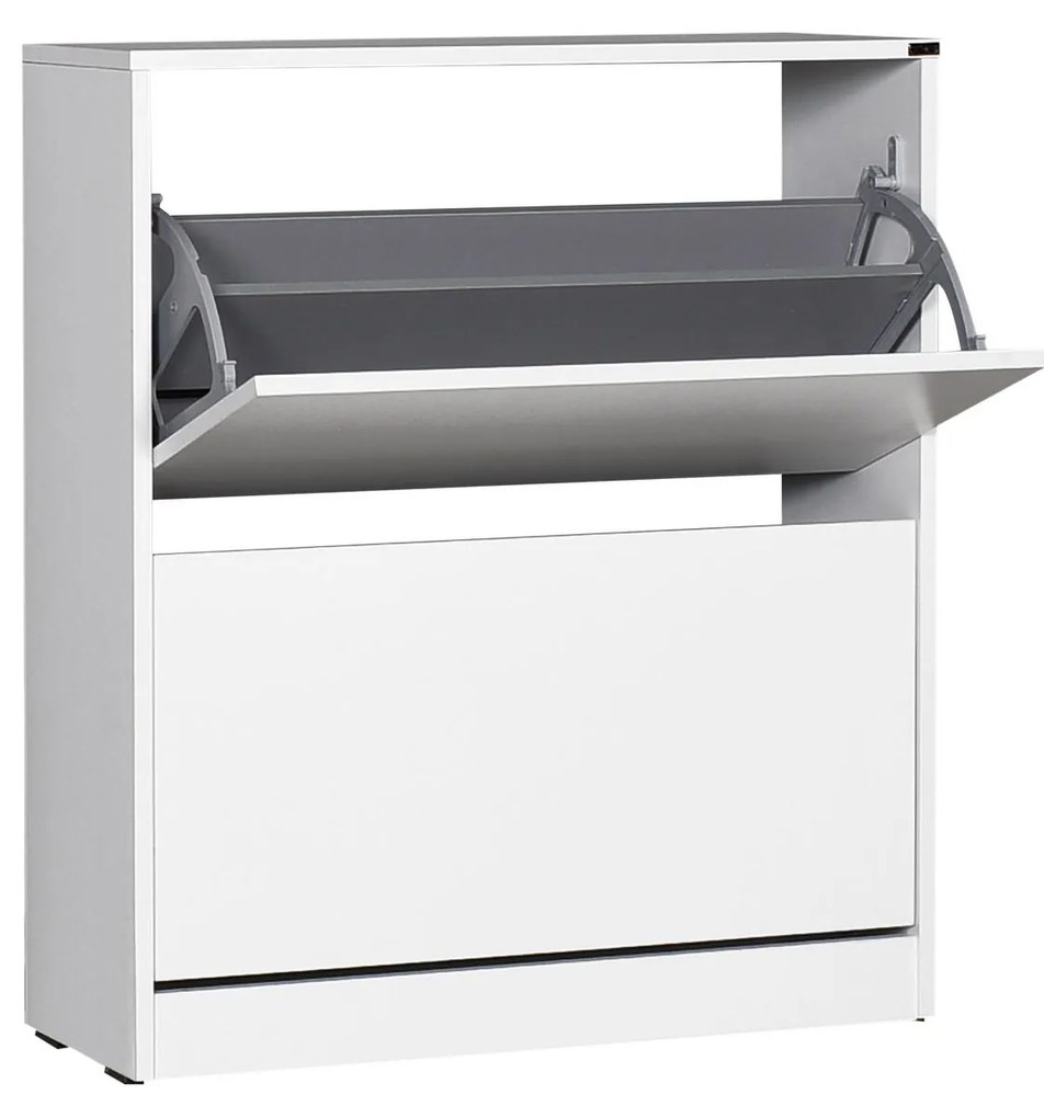 Botník (skrinka na topánky) Tosina 5 (biela). Akcia -22%. Vlastná spoľahlivá doprava až k Vám domov. 1094581