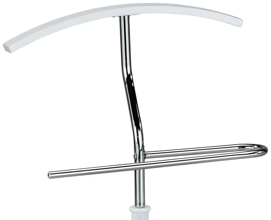 Autronic - nemý sluha, biela, chróm - 84186 WT