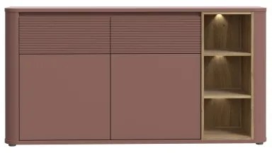 Komoda INAR hnedá/dub