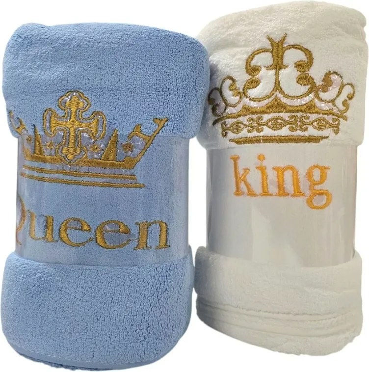 Rýchloschnúca osuška Queen a King B 2 ks 70x140 cm